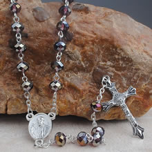 Crystal beads rosary
